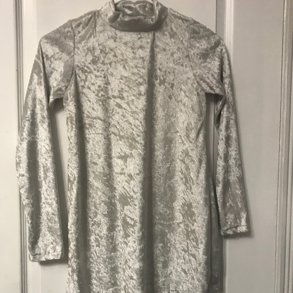 grey turtle neck dress - Picture 1 of 2